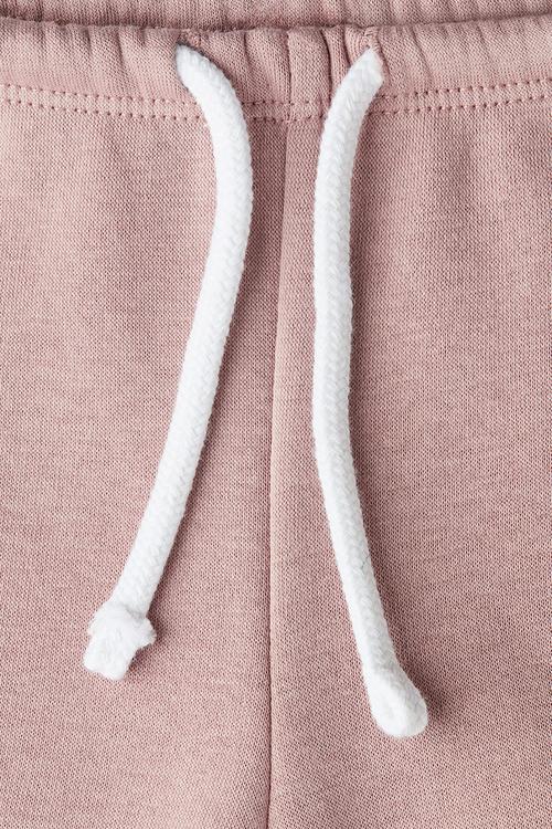 Brushed-inside joggers - dusty pink