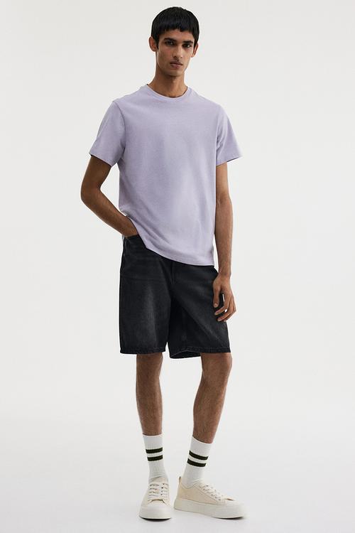 Regular fit T-shirt - light purple