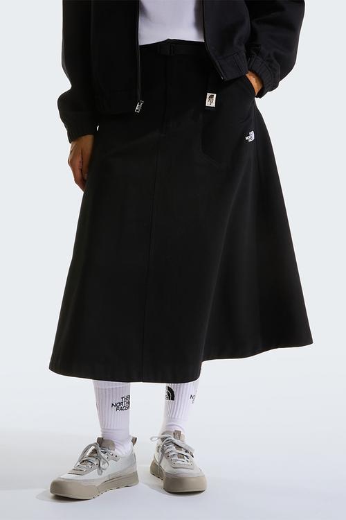 W Twill Skirt - Ap - Tnf Black-T