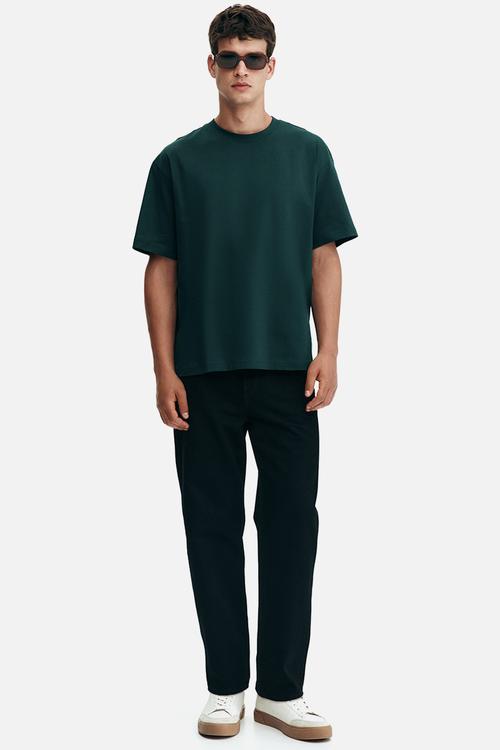 Relaxed fit -shirt - forest green