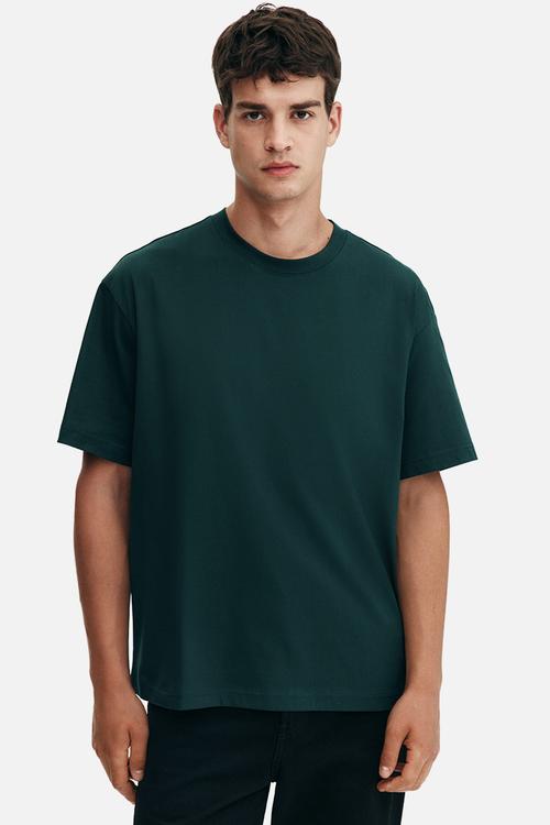 Relaxed fit -shirt - forest green