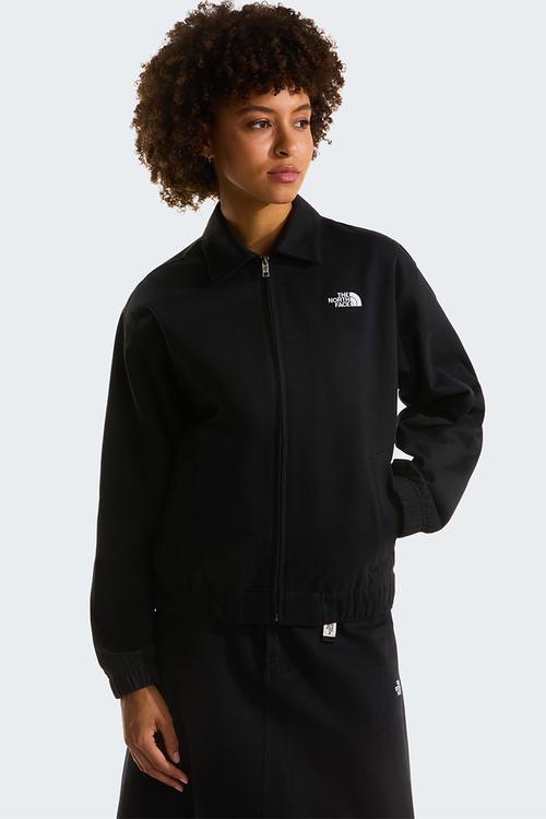 W Twill Collared Jacket - Tnf Black