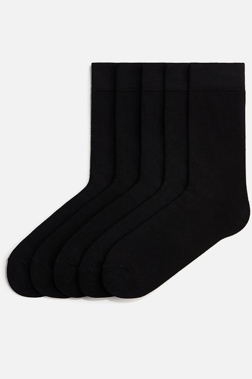 5-pack socks - black