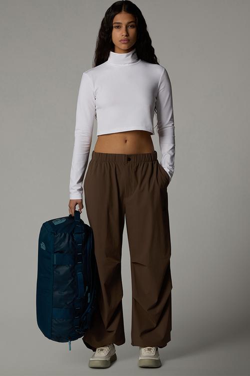 W Zumu Ls Slim Tee - Tnf White