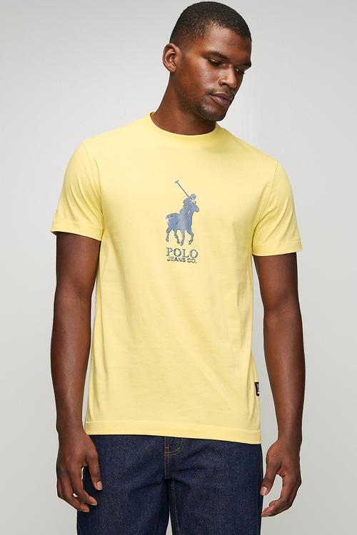 Ruey Pjc Short sleeve Glass Logo Tee - Light Yellow