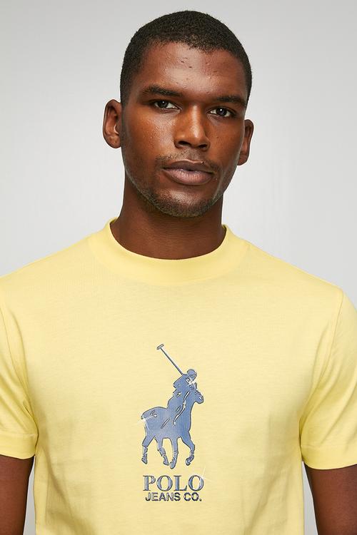 Ruey Pjc Short sleeve Glass Logo Tee - Light Yellow
