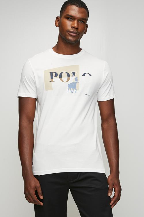 Fitz Logo Graphic Ss Tee - White