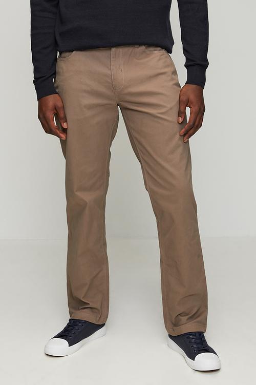 Ethan Essential 5 Pocket Trouser - Taupe