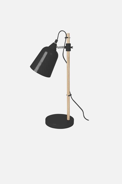 Wood-like table lamp