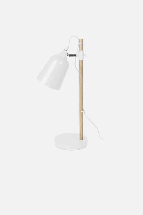 Wood-like table lamp