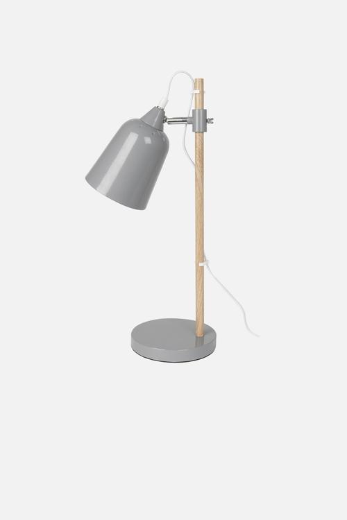 Wood-like table lamp