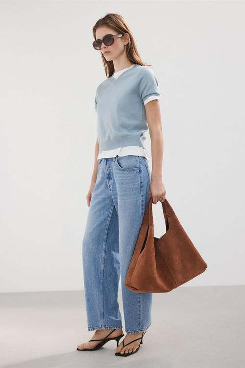 Jeans bet - open blue