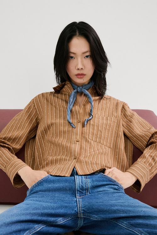 Shirt puna- brown