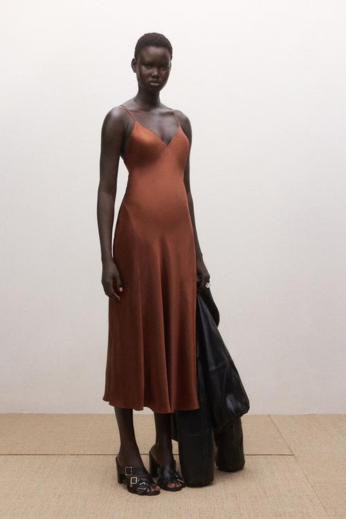 Dress marcela - medium orange