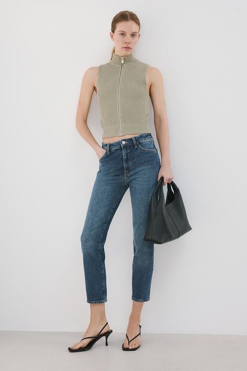 Jeans claudia  -  open blue