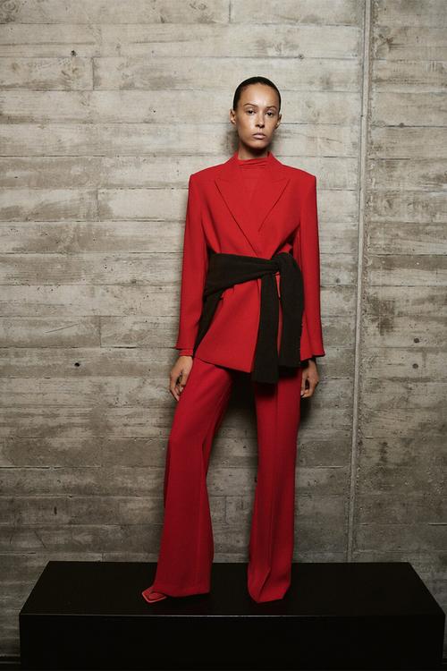Trousers iguana- red