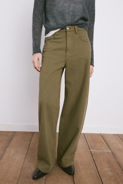 Jeans clemence - beige/khaki
