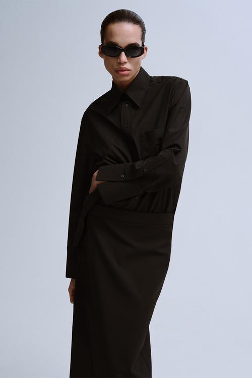 Skirt aura - dark brown