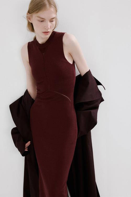 Dress apre - dark red