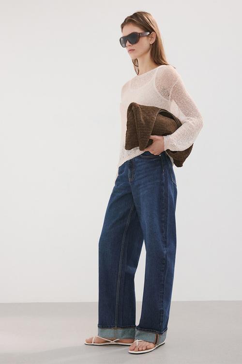 Jeans eugenie - open blue