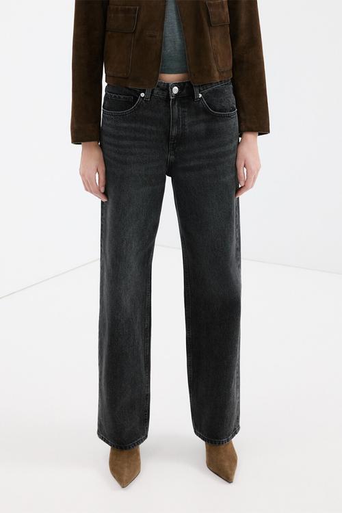 Jeans river - open gray