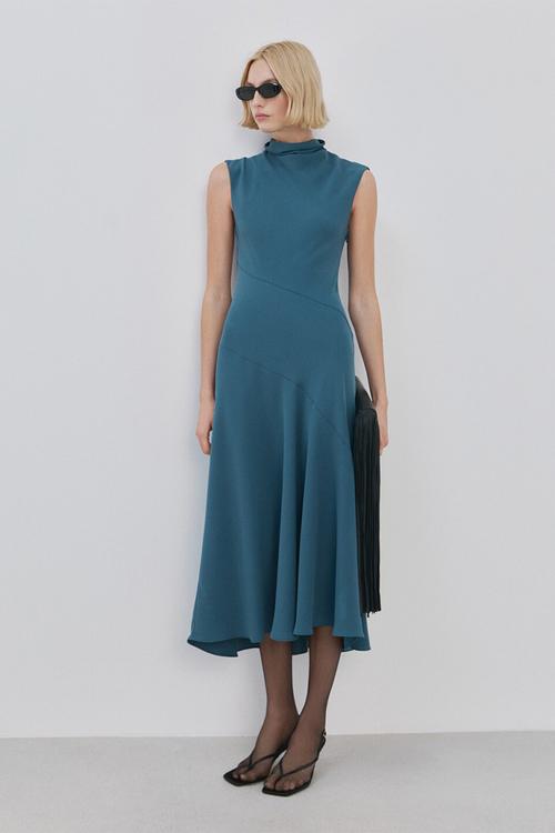 Dress coco- medium blue