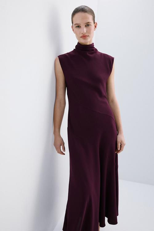 Dress coco- dark red