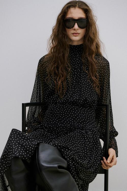 Dress polky- black