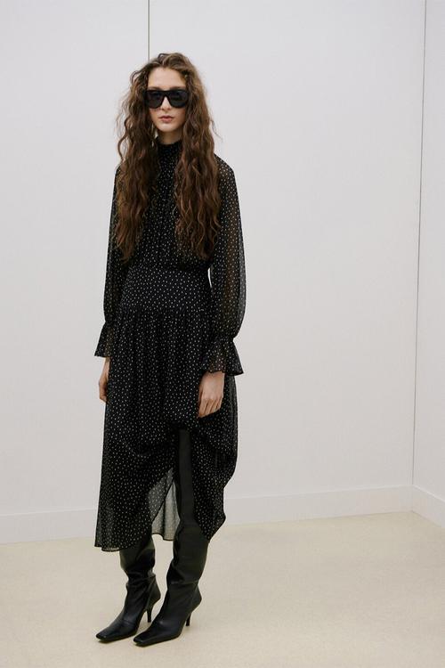 Dress polky- black