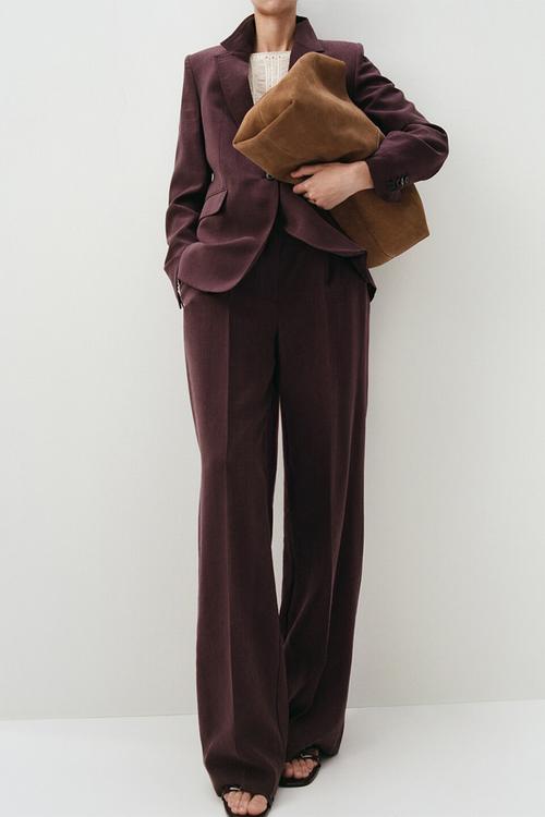 Trousers veronica- medium purple