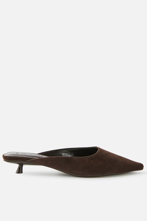 Kai kitten heel - choc micro