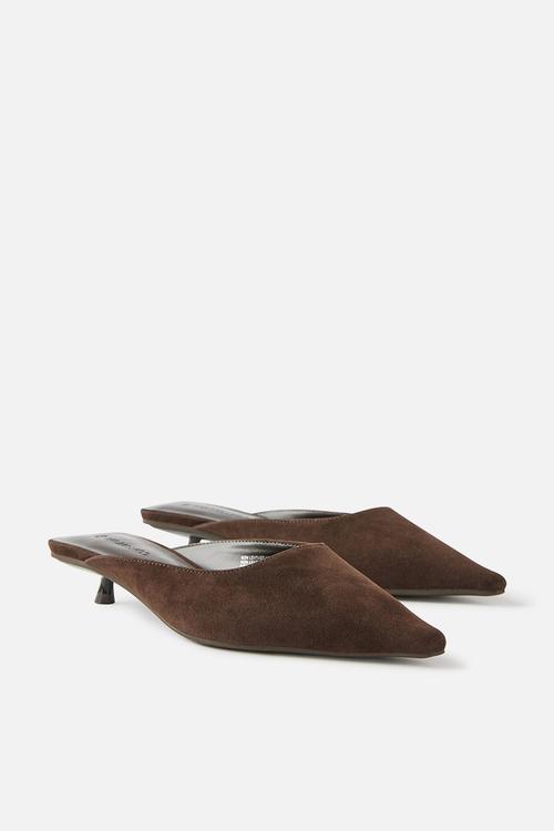 Kai kitten heel - choc micro