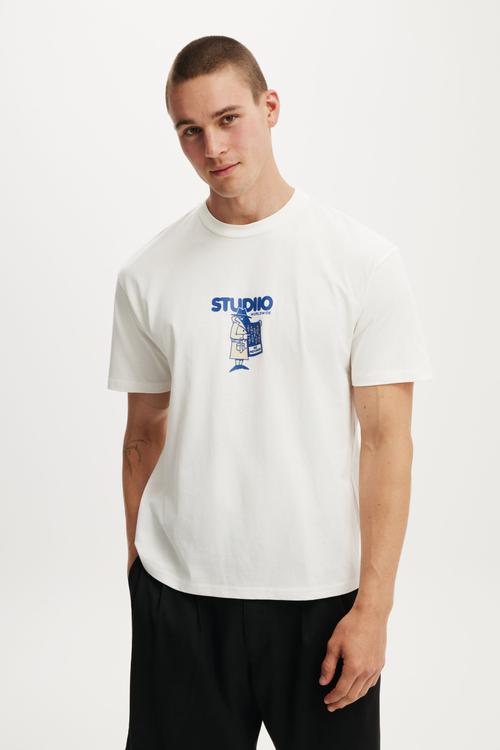Everyday Fit Graphic T-Shirt - Vintage White / No Refunds