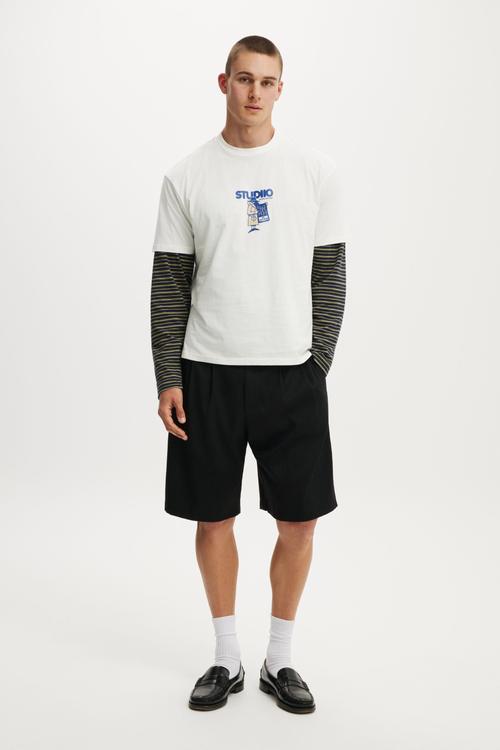 Everyday Fit Graphic T-Shirt - Vintage White / No Refunds