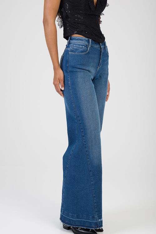 Gia Wide Leg Jeans  - Medium Vintage