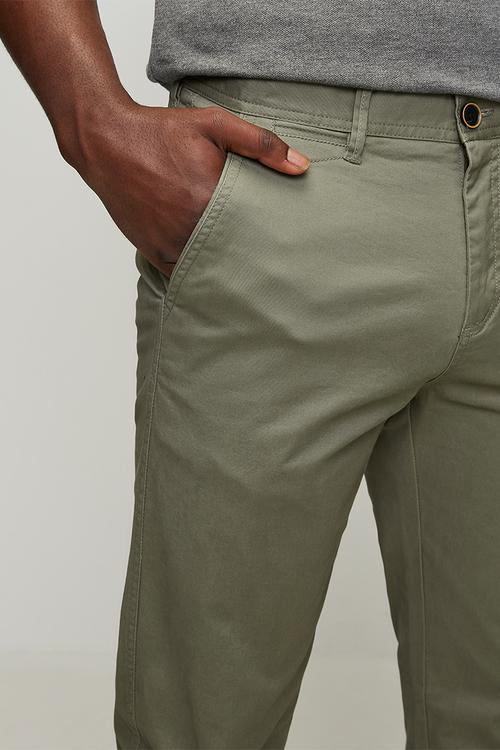 Jorge Tailored Fit Chino - Fatigue