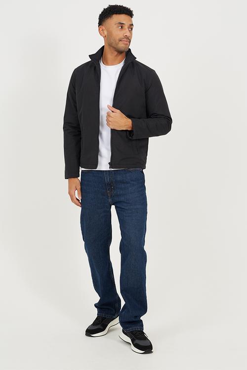 Zip Through Jacket - Black