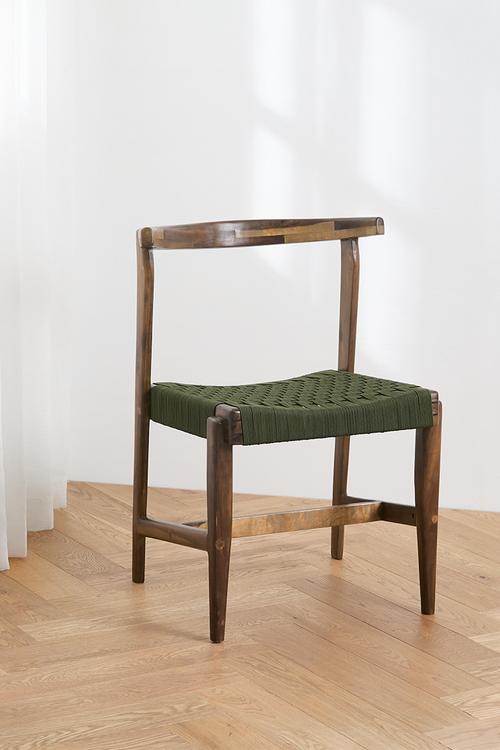 Amani Dining Chair - Natural & Olive