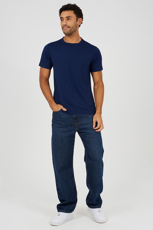 Crew Neck T-shirt  - Navy