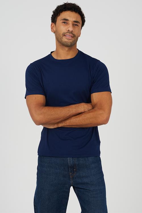 Crew Neck T-shirt  - Navy