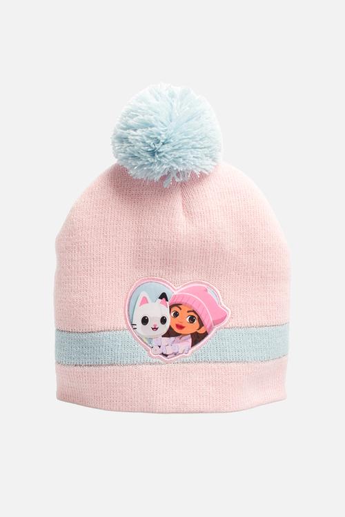 Gabby'S Dollhouse Beanie & Gloves - pink