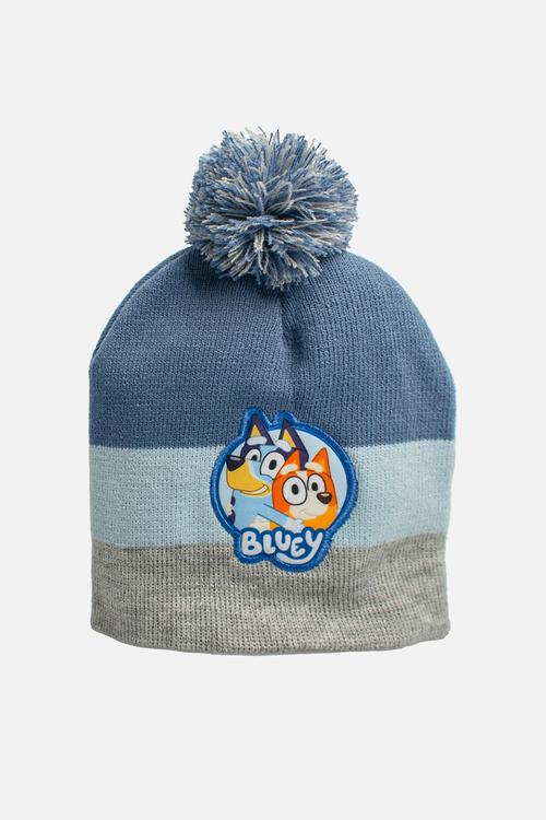 Bluey Beanie & Gloves - blue
