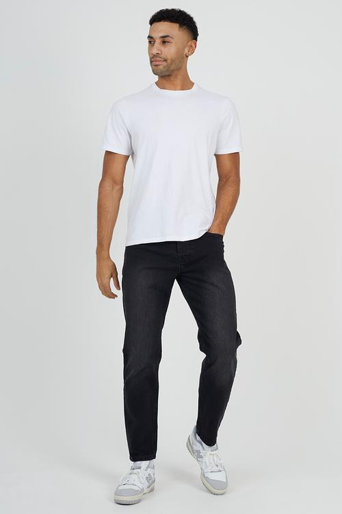 Loose Fit Cotton Twill Pant - Charcoal Wash Regular Length