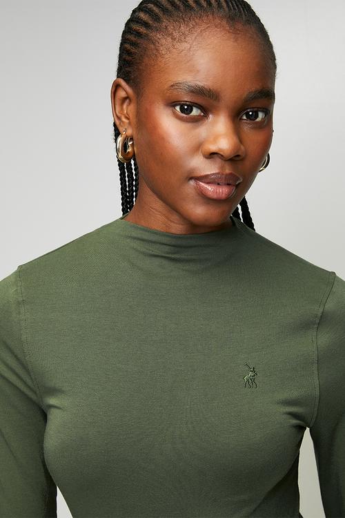 Wmn Dani Long Sleeve  Second Skin - Olive