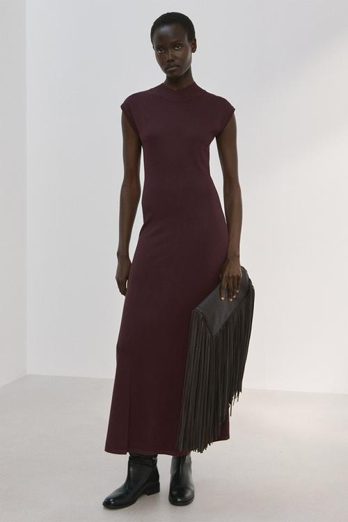 Knitwear Dress Pomodore- dark brown