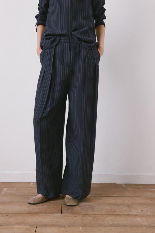 Trousers beli- navy