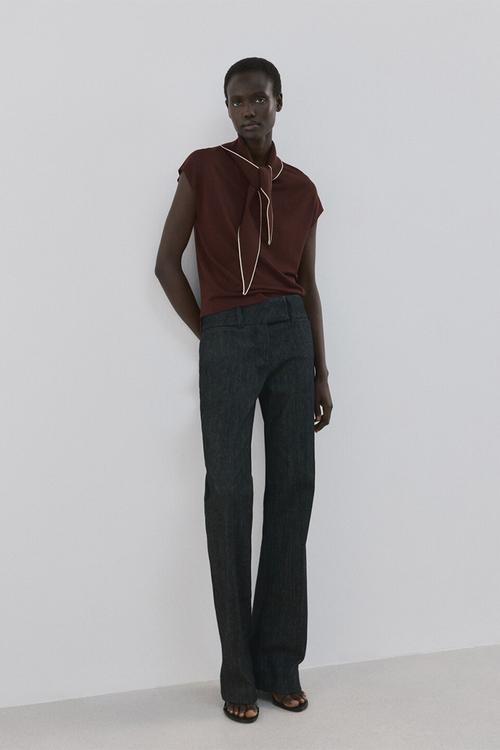 Knitwear Top Bert- dark brown