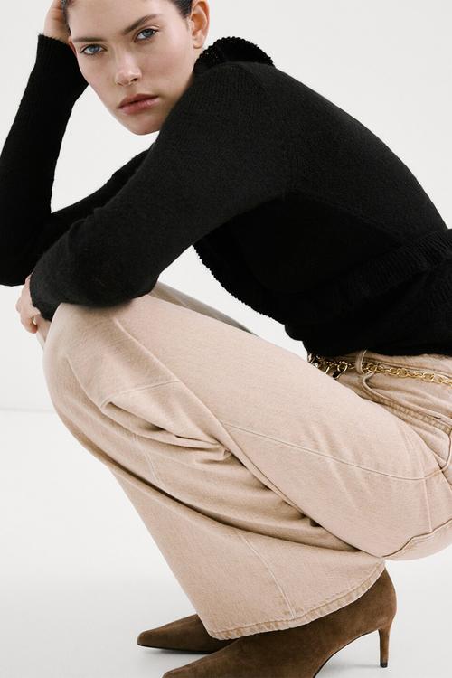 Cardigan heidi - charcoal