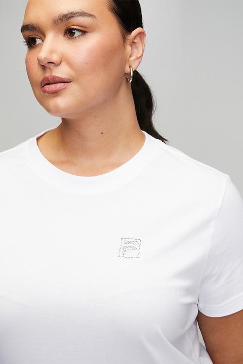Plus Gemma T-Shirt - White