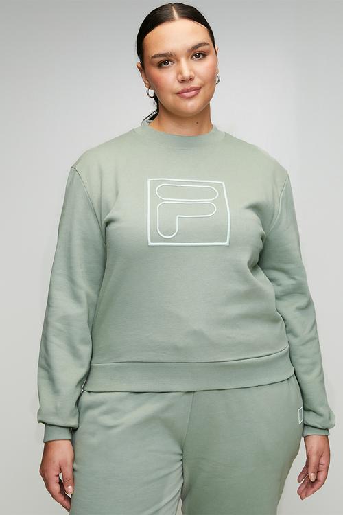 Plus Tilly Sweatshirt - Iceberg Green